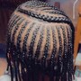 Medium Knotless Braids