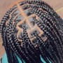 Medium Knotless Bohemian Braids