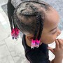 Kid's braids with boho