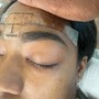 Brow lamination w/ hybrid stain