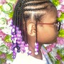 Goddess Braids ( Knottless braids)