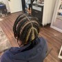 Braids (Natural Braid Down) No Extensions (Design)