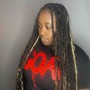 Med-knotless Braids