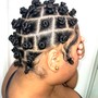 Large Bantu Knots