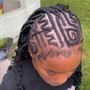 KidsBraids W/ Knotless plats in the back