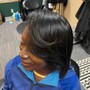 Silk blowout and trim