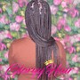 Smedium box braids