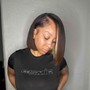 Traditional sew-in Bob Cut