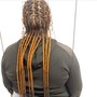 Straight back Braids