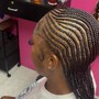 Straight back Braids