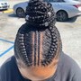 Feed In/Stitched Cornrows