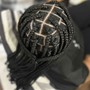 Med/large Knotless box Braids