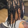 Invisible locs/ kamikaze twist (natural hair)