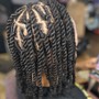 Invisible locs w/extensions added