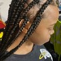 Natural Hair Cornrows (straight backs)