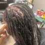 Locs retwist medium size