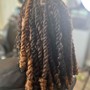 Invisible Locs on Natural Hair