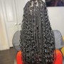 SMedium Knotless French Curls