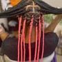 Kid's knotless Braids (medium sized fit to head)