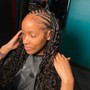 Feed in braids + sew in