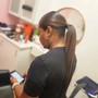 Braid down + Clip ins