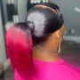 Pony tail w/ Sew In