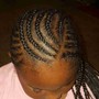 Kids 2 feed-in braids 5-8 Hair Inculded