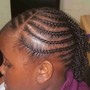 Kids 2 feed-in braids 5-8 Hair Inculded