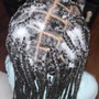 Smedium Knotless Box braids