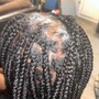 Smedium Knotless Box braids