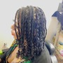 Medium Knotless braids WAIST LENGTH