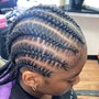 Medium Knotless braids WAIST LENGTH