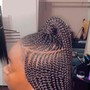 Medium Knotless braids WAIST LENGTH