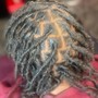 Loc Wash + Retwist + Style