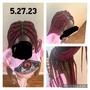 Extra Small Knotless Braids