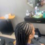 6-8 feed in braids