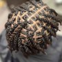 Medium, shoulder length Knotless Braids