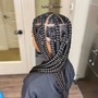 Large Knotless Box Braids