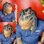 Cornrow ponytail