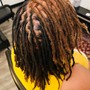 Loc Retwist (Smedium sz, mid back length)