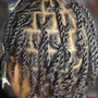 Small knotless Braids, Tree Braids