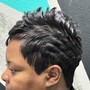 Relaxer sides and back