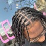 Woman Loc Retwist (ear length)