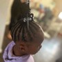 Kid freestyle ponytail