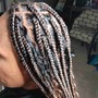 Medium Mid-back Goddess Box Braids