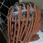 Medium Mid-back Goddess Box Braids