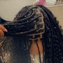 Knotless Goddess Braids medium (hair included)