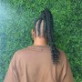 Large Braided Ponytail