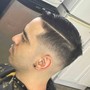 Men's Cut fade w/ top trimmed and face