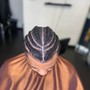 Two cornrows